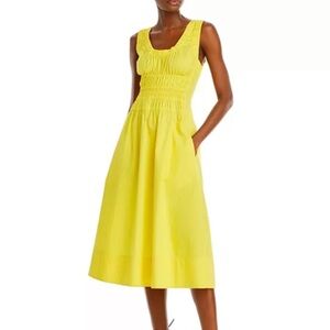 Proenza Schouler Yellow Midi Dress